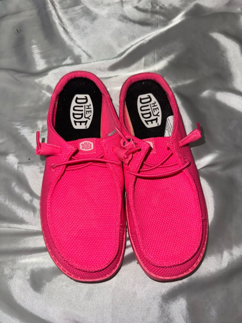 Hey Dude Woman’s Bright Pink Slip-On Shoes